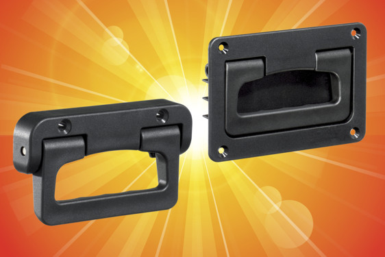 The MPR folding handle with recessed tray has a comfortable design with integral return spring and is sui MPR folding handle with recessed tray and return spring